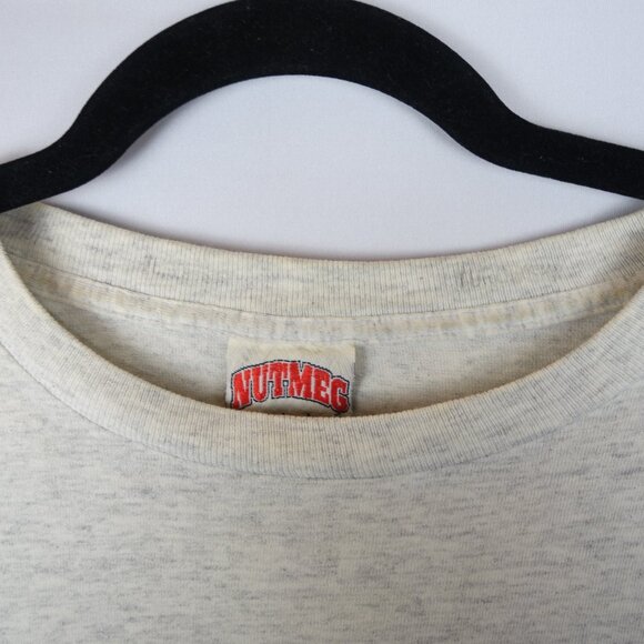 Vintage 1990's NBA Orlando Magic O'Neal Single Stitch Nutmeg T-Shirt, Size L - Picture 10 of 12